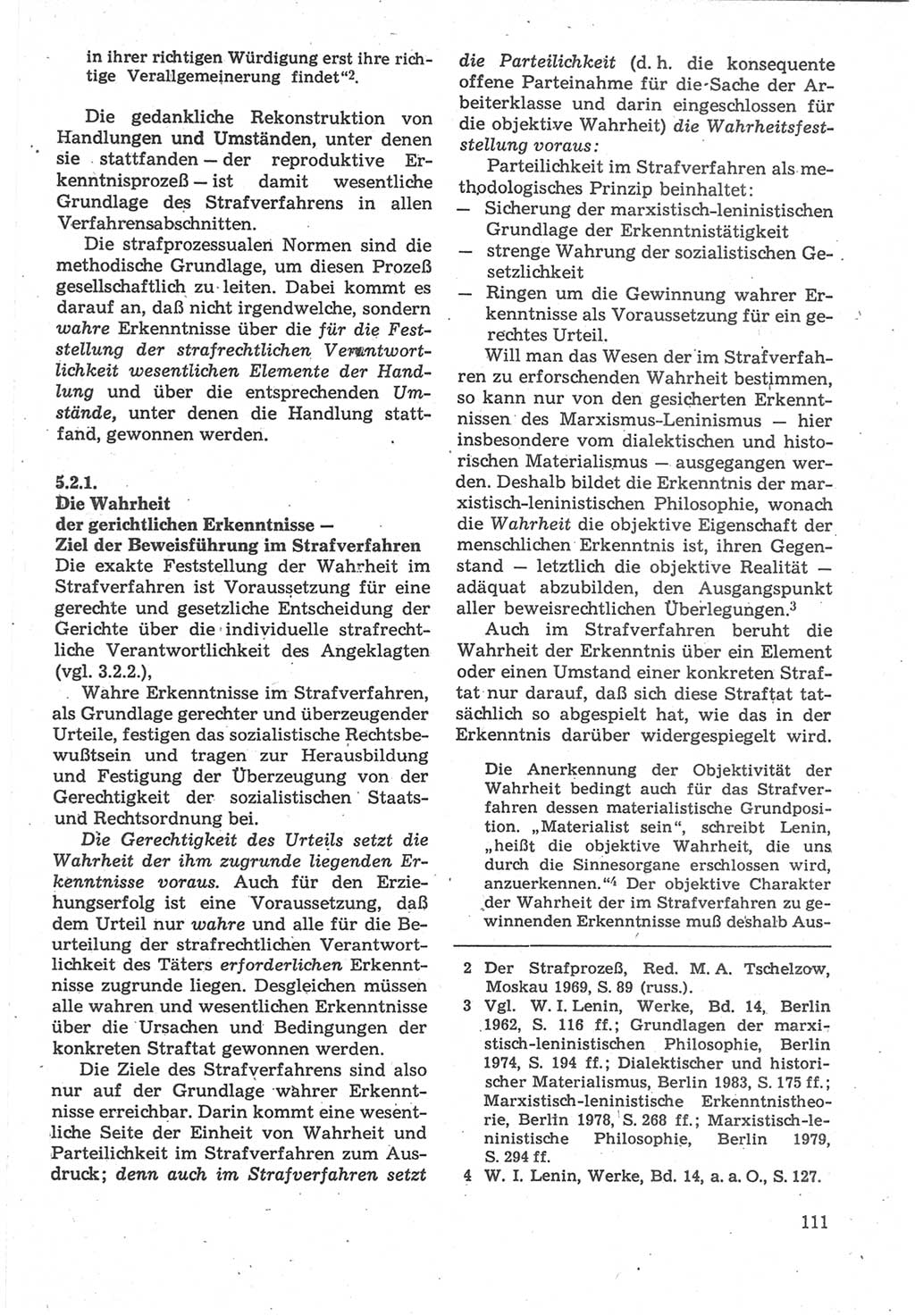 Strafverfahrensrecht [Deutsche Demokratische Republik (DDR)], Lehrbuch 1987, Seite 111 (Strafverf.-R. DDR Lb. 1987, S. 111)