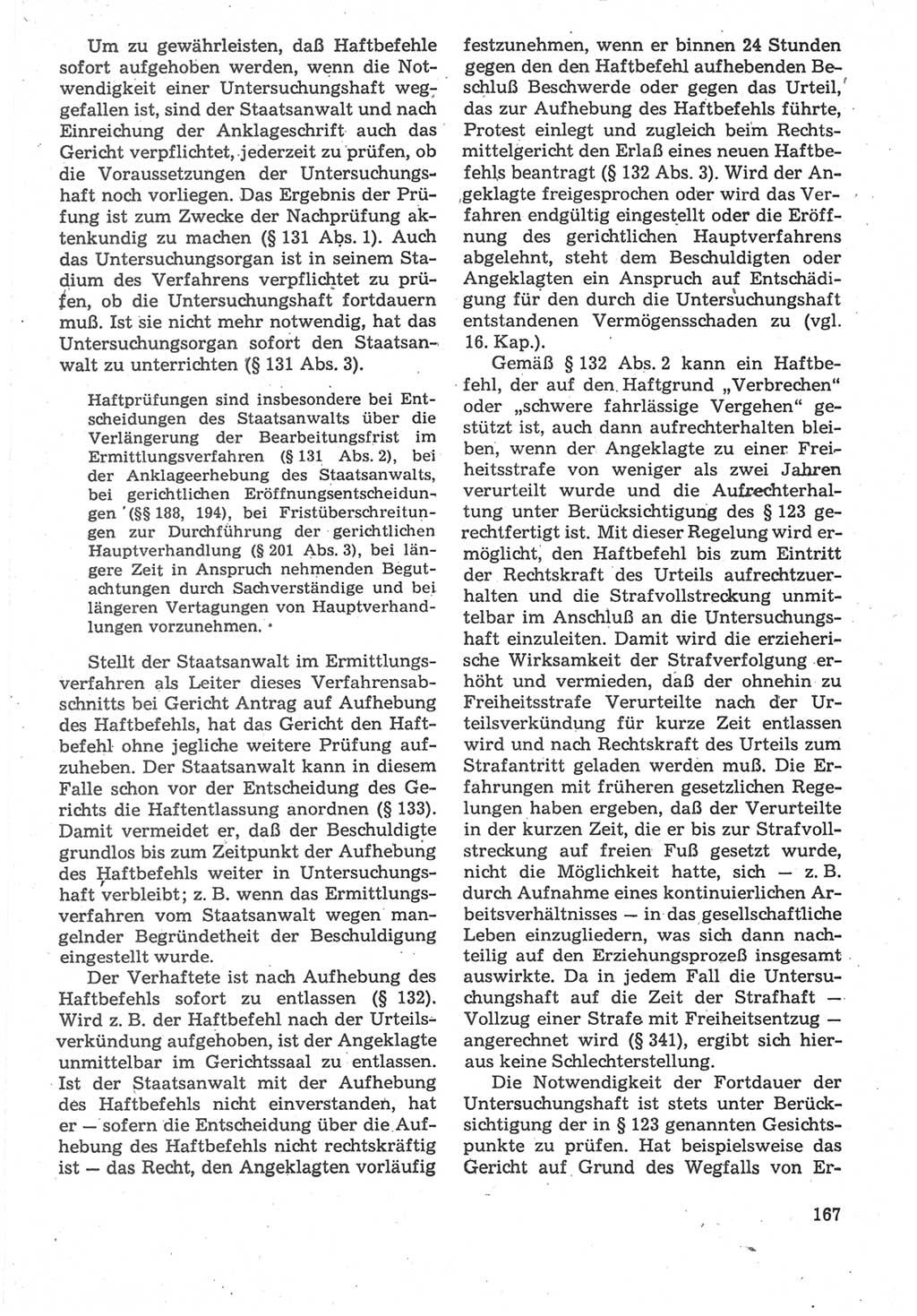 Strafverfahrensrecht [Deutsche Demokratische Republik (DDR)], Lehrbuch 1987, Seite 167 (Strafverf.-R. DDR Lb. 1987, S. 167)