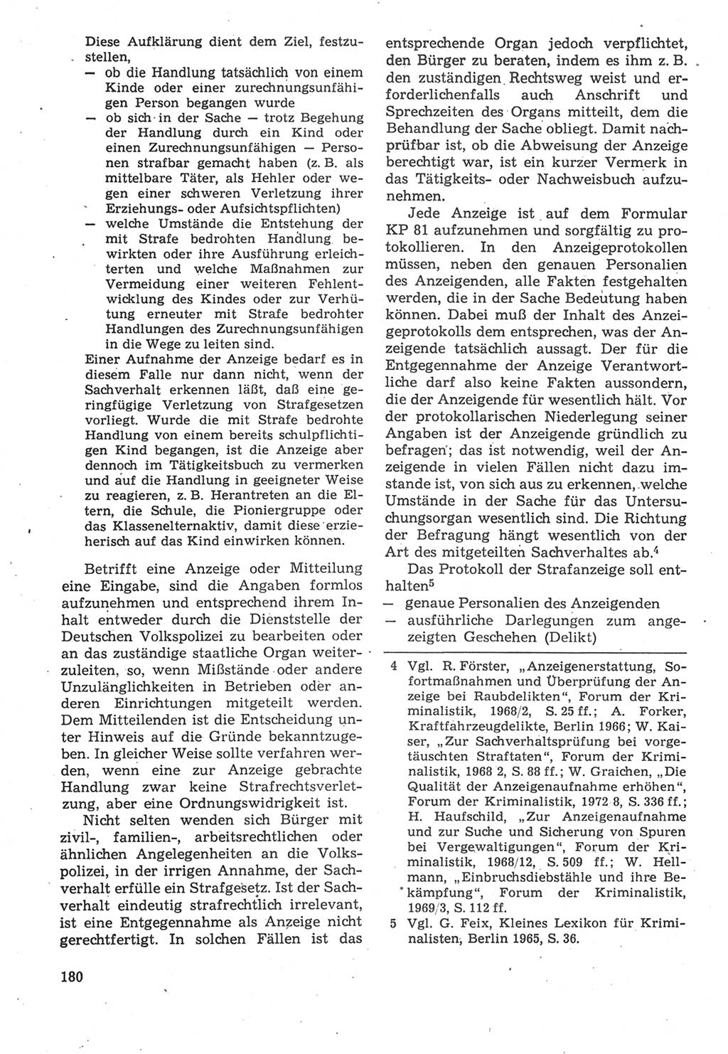 Strafverfahrensrecht [Deutsche Demokratische Republik (DDR)], Lehrbuch 1987, Seite 180 (Strafverf.-R. DDR Lb. 1987, S. 180)