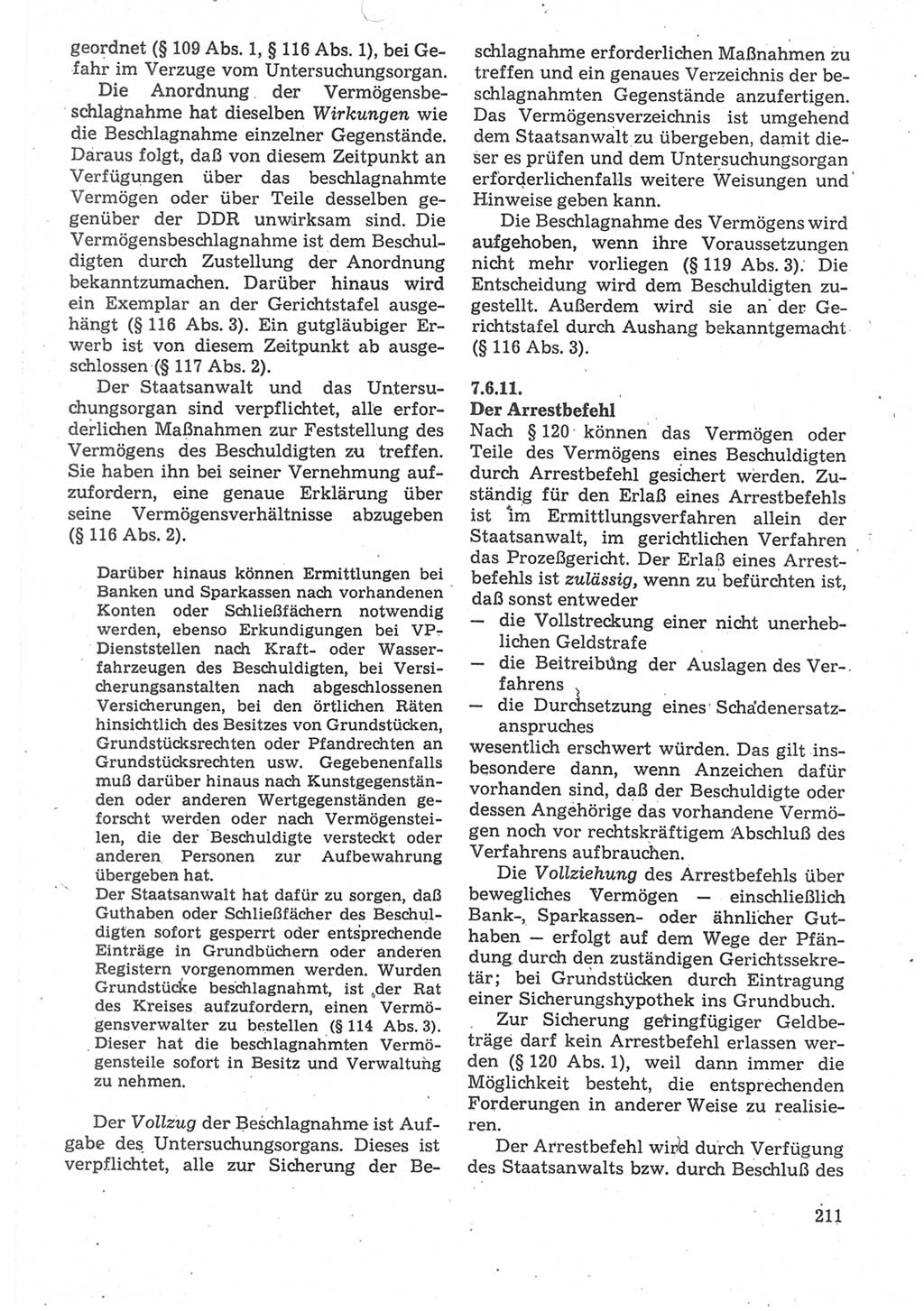 Strafverfahrensrecht [Deutsche Demokratische Republik (DDR)], Lehrbuch 1987, Seite 211 (Strafverf.-R. DDR Lb. 1987, S. 211)