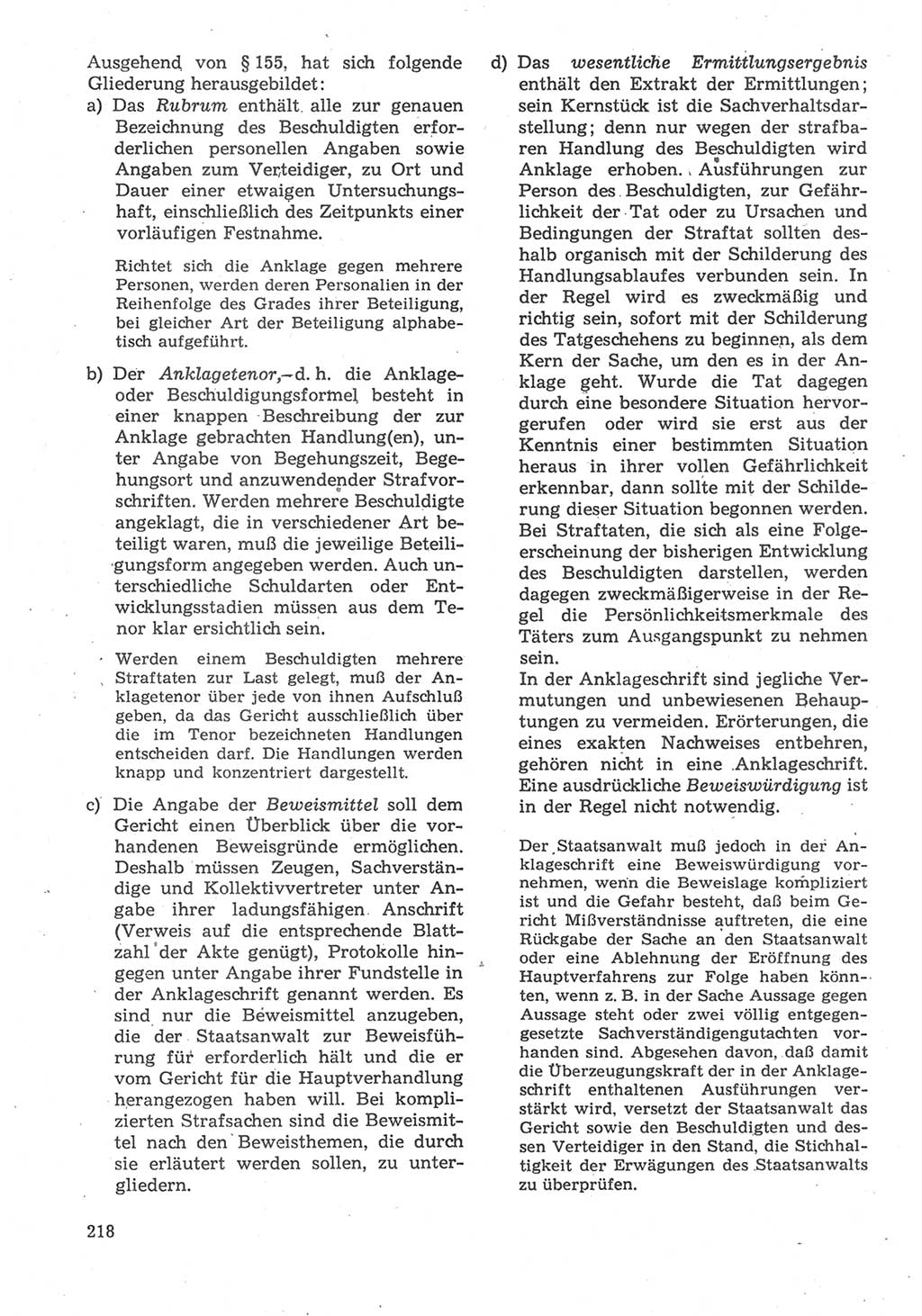 Strafverfahrensrecht [Deutsche Demokratische Republik (DDR)], Lehrbuch 1987, Seite 218 (Strafverf.-R. DDR Lb. 1987, S. 218)