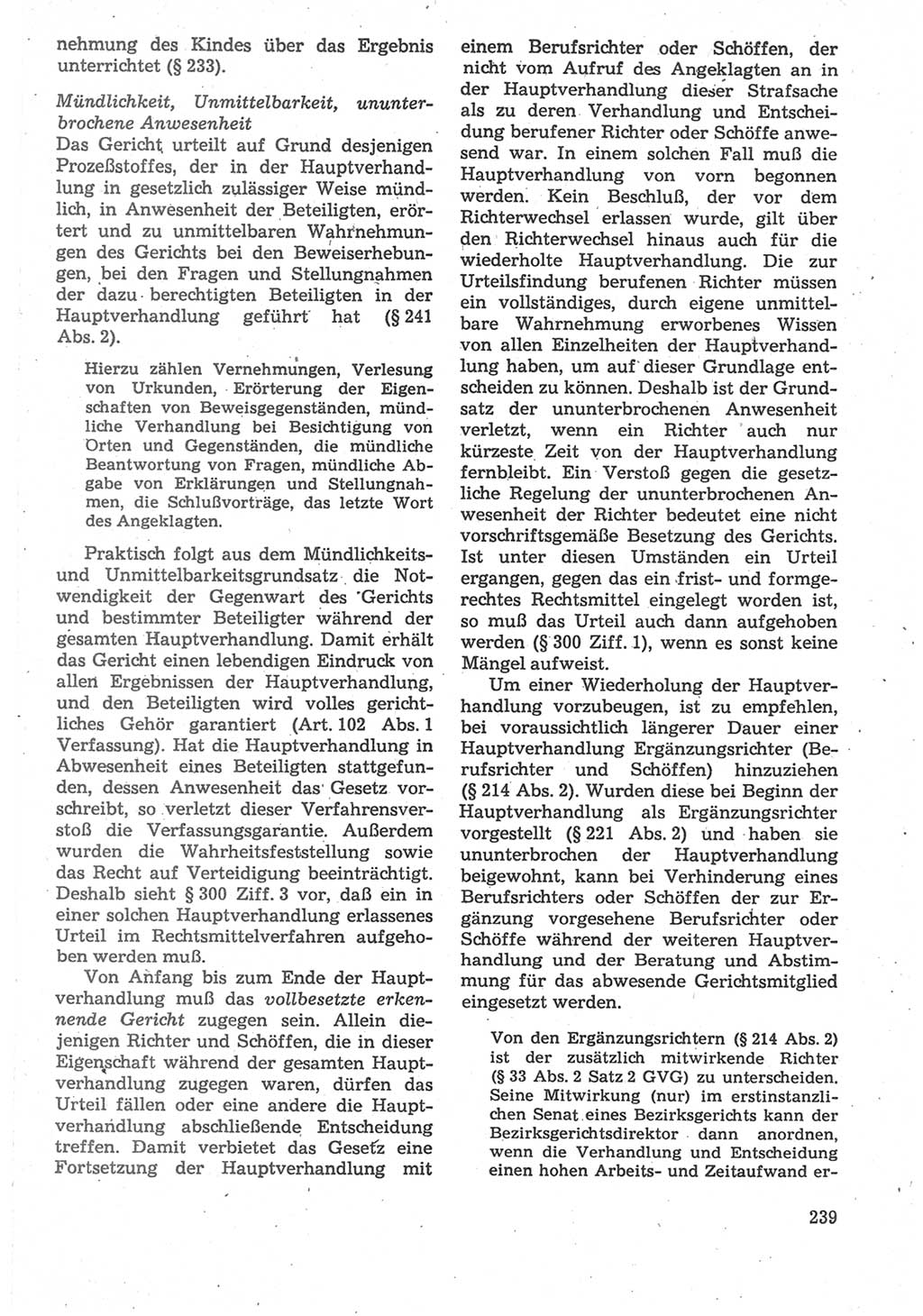 Strafverfahrensrecht [Deutsche Demokratische Republik (DDR)], Lehrbuch 1987, Seite 239 (Strafverf.-R. DDR Lb. 1987, S. 239)