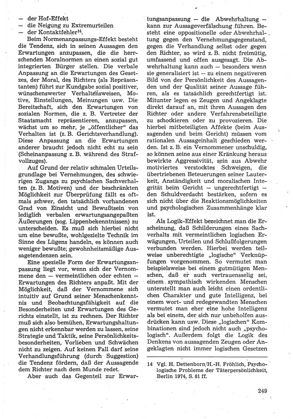Strafverfahrensrecht [Deutsche Demokratische Republik (DDR)], Lehrbuch 1987, Seite 249 (Strafverf.-R. DDR Lb. 1987, S. 249)