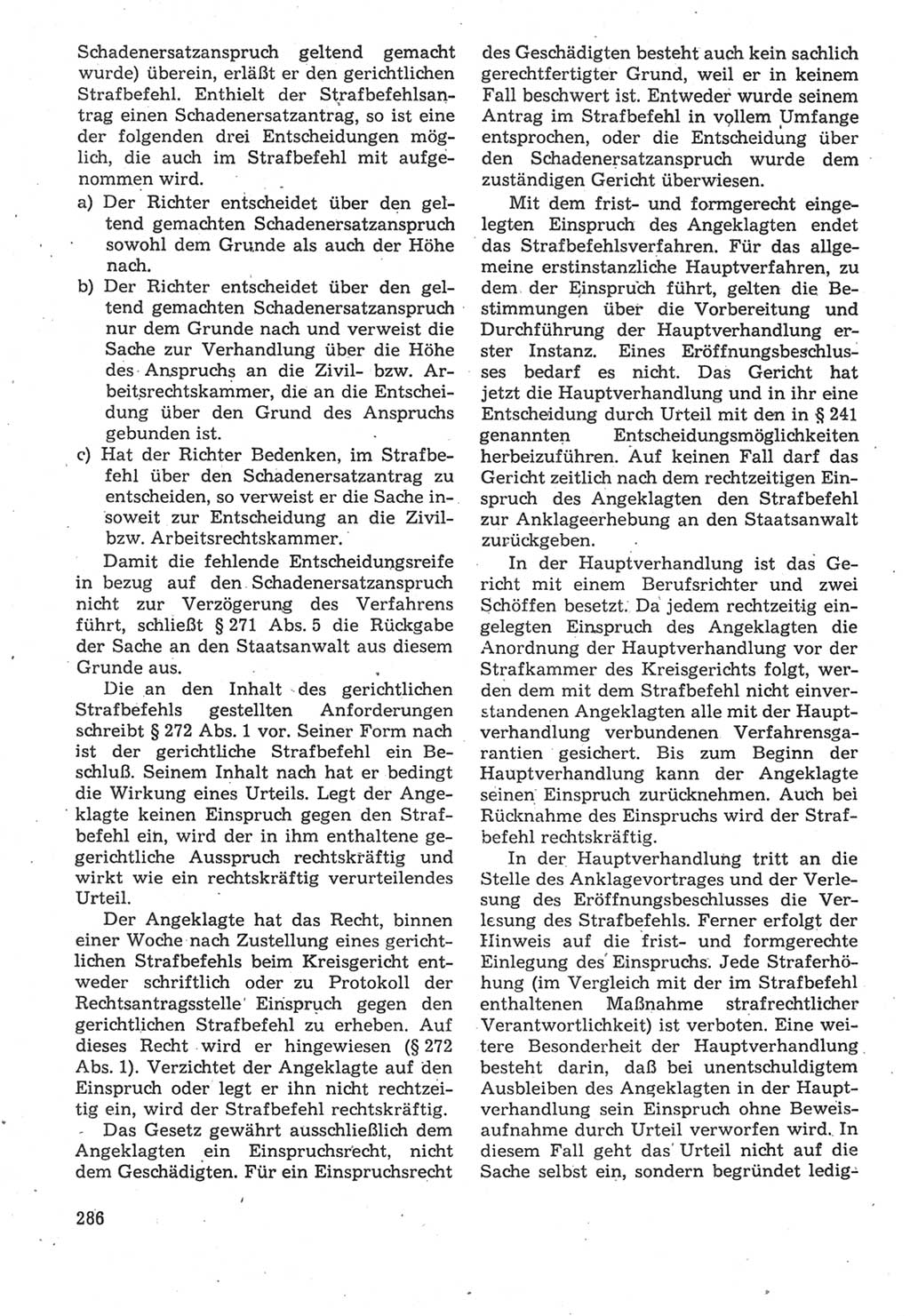 Strafverfahrensrecht [Deutsche Demokratische Republik (DDR)], Lehrbuch 1987, Seite 286 (Strafverf.-R. DDR Lb. 1987, S. 286)