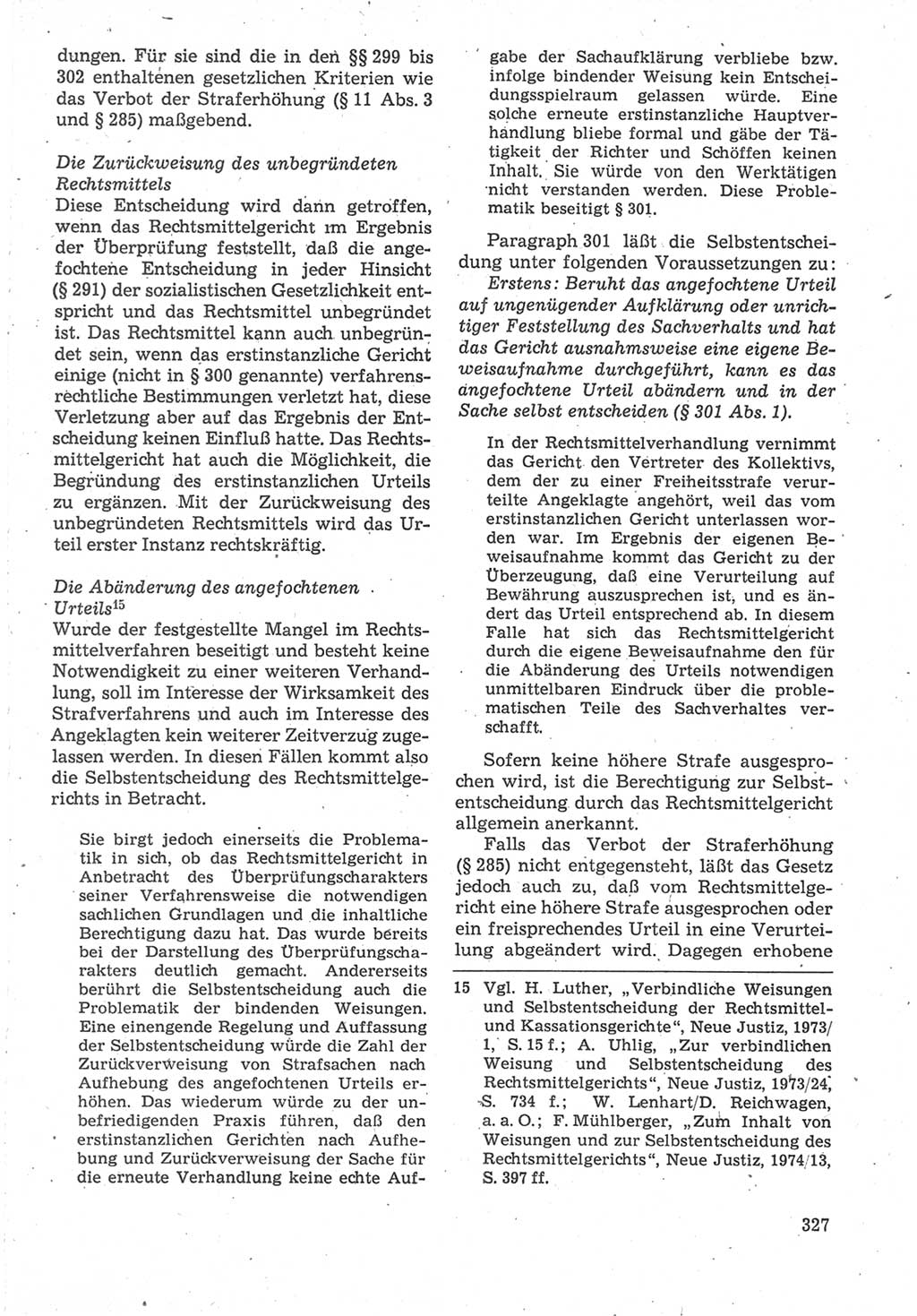 Strafverfahrensrecht [Deutsche Demokratische Republik (DDR)], Lehrbuch 1987, Seite 327 (Strafverf.-R. DDR Lb. 1987, S. 327)