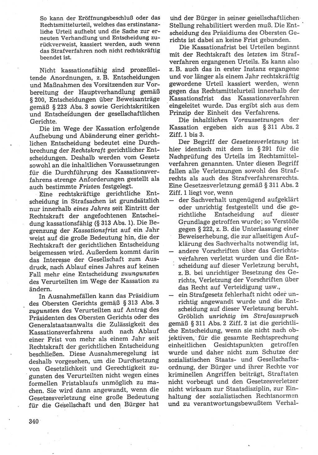 Strafverfahrensrecht [Deutsche Demokratische Republik (DDR)], Lehrbuch 1987, Seite 340 (Strafverf.-R. DDR Lb. 1987, S. 340)