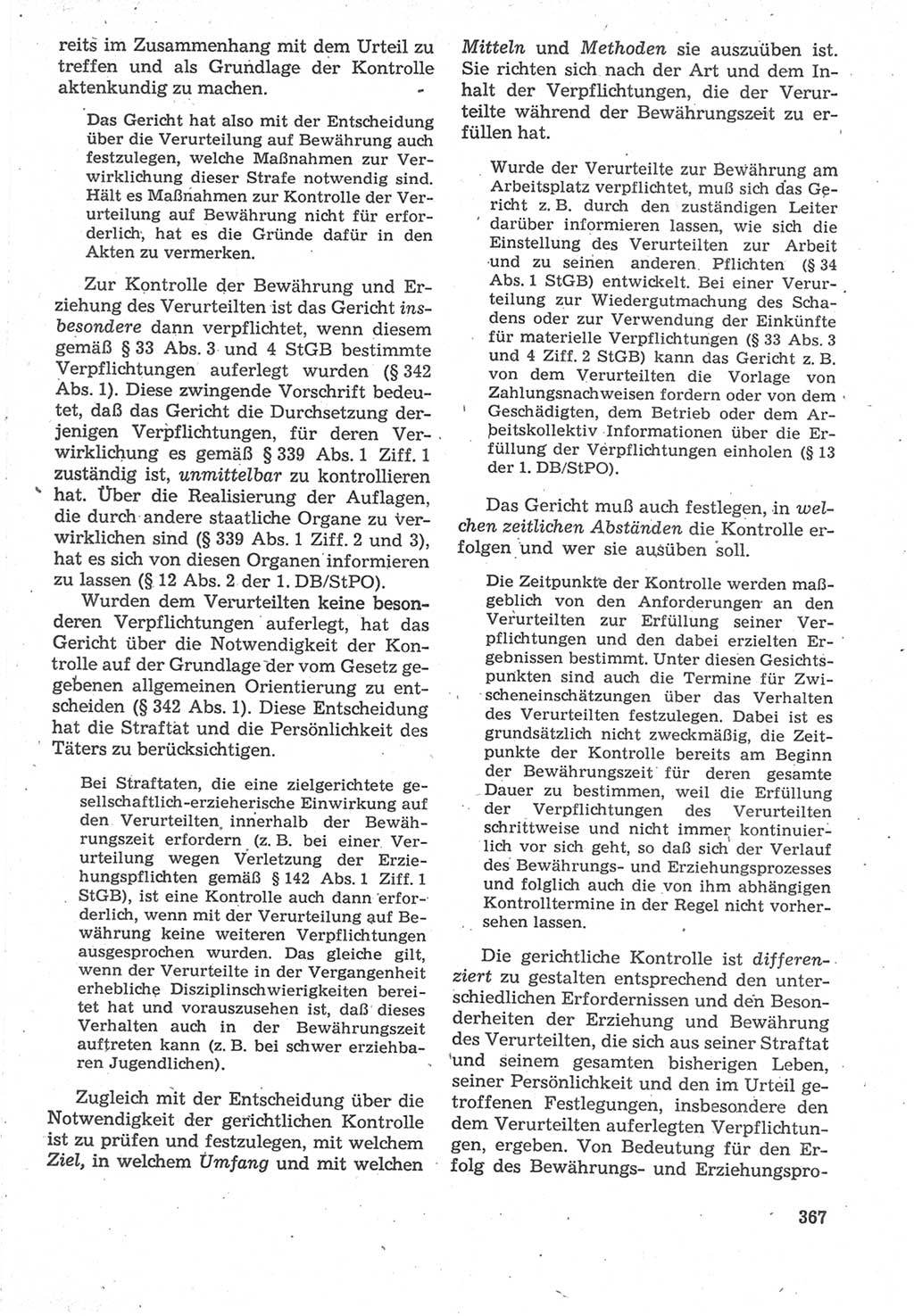 Strafverfahrensrecht [Deutsche Demokratische Republik (DDR)], Lehrbuch 1987, Seite 367 (Strafverf.-R. DDR Lb. 1987, S. 367)