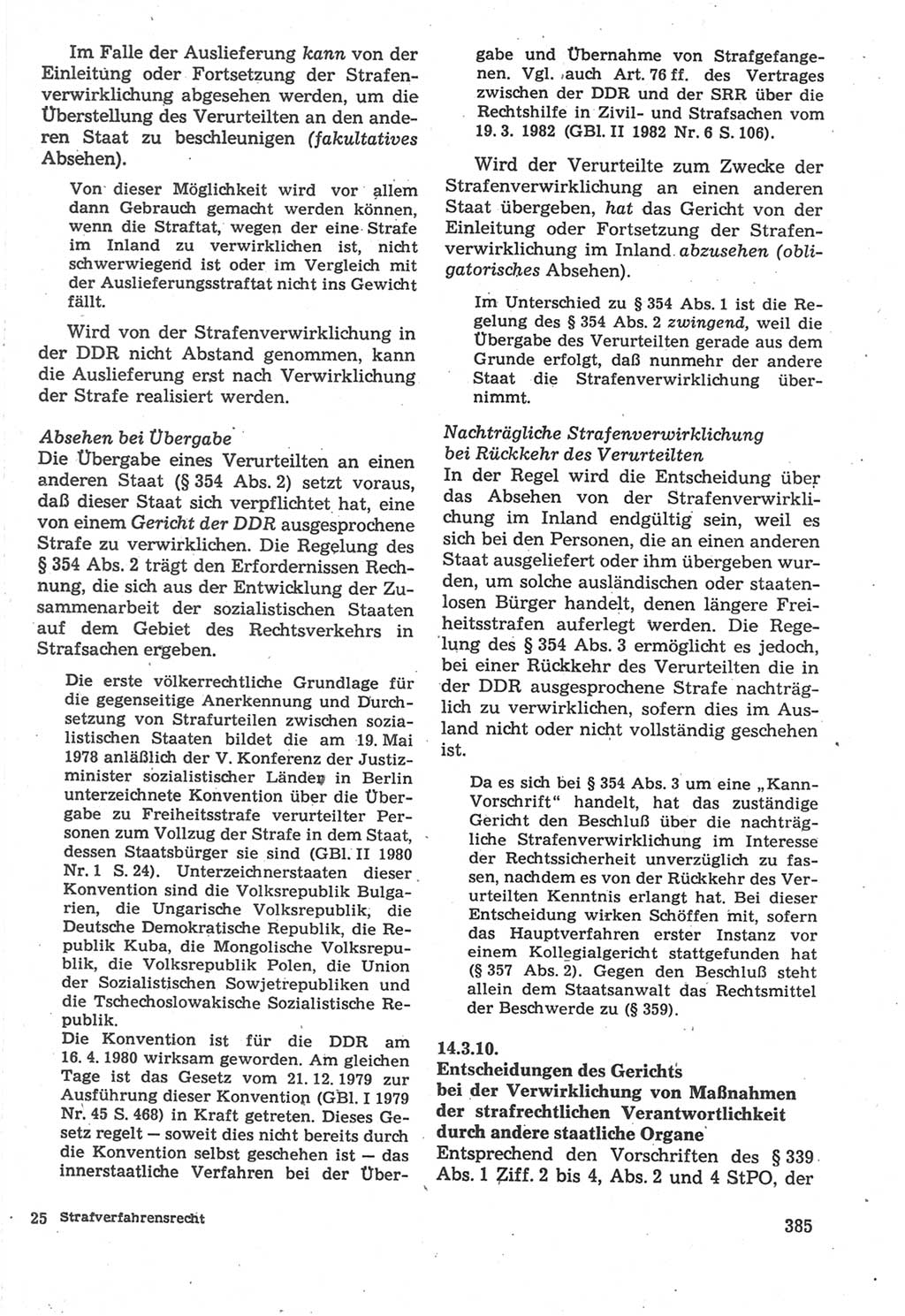 Strafverfahrensrecht [Deutsche Demokratische Republik (DDR)], Lehrbuch 1987, Seite 385 (Strafverf.-R. DDR Lb. 1987, S. 385)