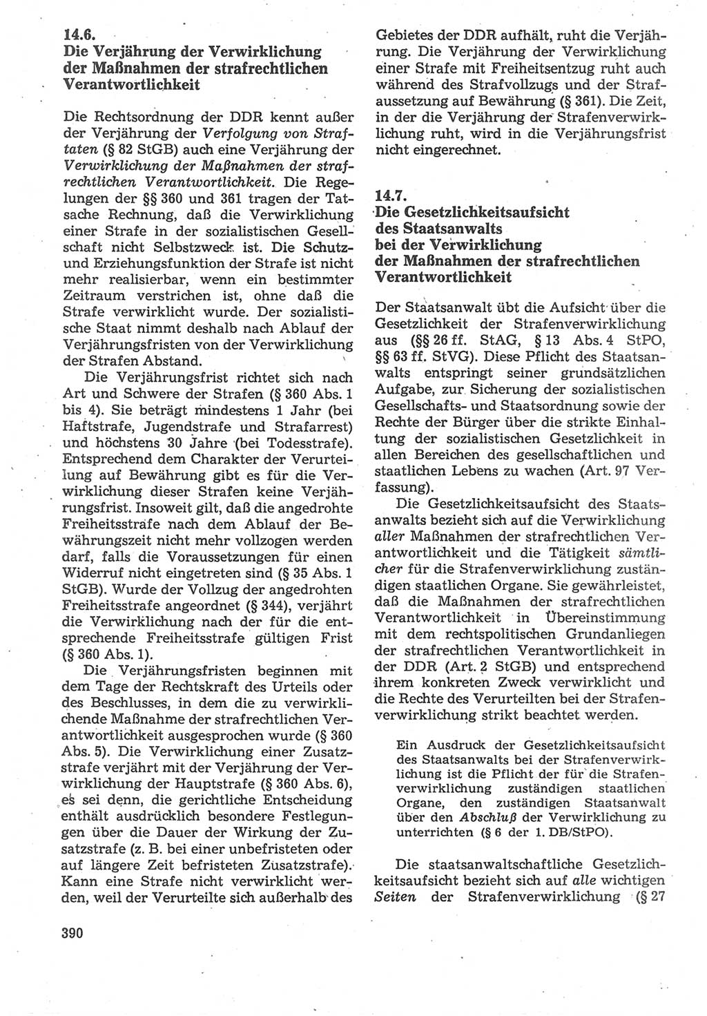 Strafverfahrensrecht [Deutsche Demokratische Republik (DDR)], Lehrbuch 1987, Seite 390 (Strafverf.-R. DDR Lb. 1987, S. 390)