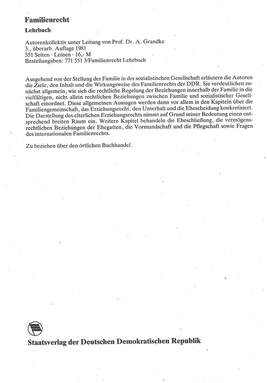 Strafverfahrensrecht [Deutsche Demokratische Republik (DDR)], Lehrbuch 1987, Seite 412 (Strafverf.-R. DDR Lb. 1987, S. 412)