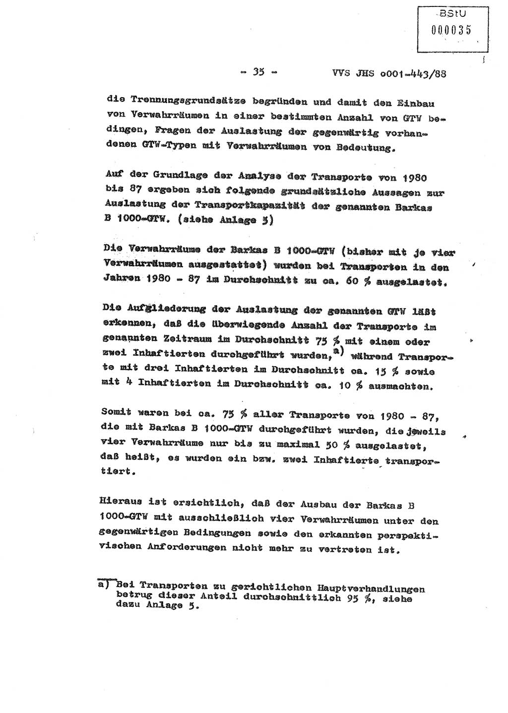 Diplomarbeit Hauptmann Michael Rast (Abt. ⅩⅣ), Major Bernd Rahaus (Abt. ⅩⅣ), Ministerium für Staatssicherheit (MfS) [Deutsche Demokratische Republik (DDR)], Juristische Hochschule (JHS), Vertrauliche Verschlußsache (VVS) o001-443/88, Potsdam 1988, Seite 35 (Dipl.-Arb. MfS DDR JHS VVS o001-443/88 1988, S. 35)