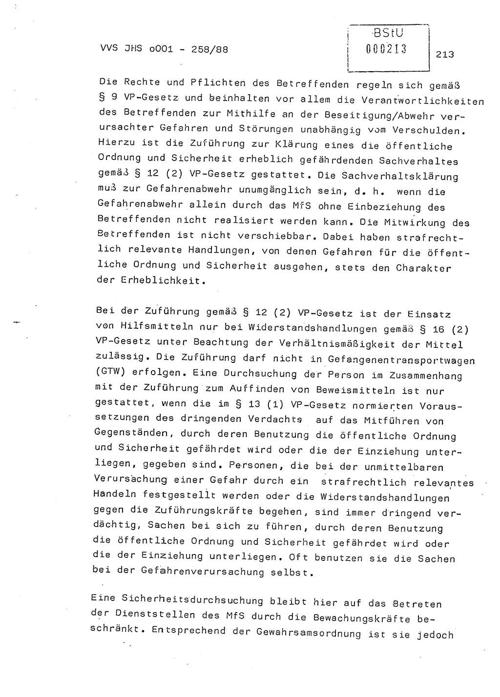 Dissertation, Oberleutnant Uwe Kärsten (JHS), Hauptmann Dr. Joachim Henkel (JHS), Oberstleutnant Werner Mählitz (Leiter der Abt. Ⅸ BV Rostock), Oberstleutnant Jürgen Tröge (HA Ⅸ/AKG), Oberstleutnant Winfried Ziegler (HA Ⅸ/9), Major Wolf-Rüdiger Wurzler (JHS), Ministerium für Staatssicherheit (MfS) [Deutsche Demokratische Republik (DDR)], Juristische Hochschule (JHS), Vertrauliche Verschlußsache (VVS) o001-258/88, Potsdam 1988, Seite 212 (Diss. MfS DDR JHS VVS o001-258/88 1988, S. 212)