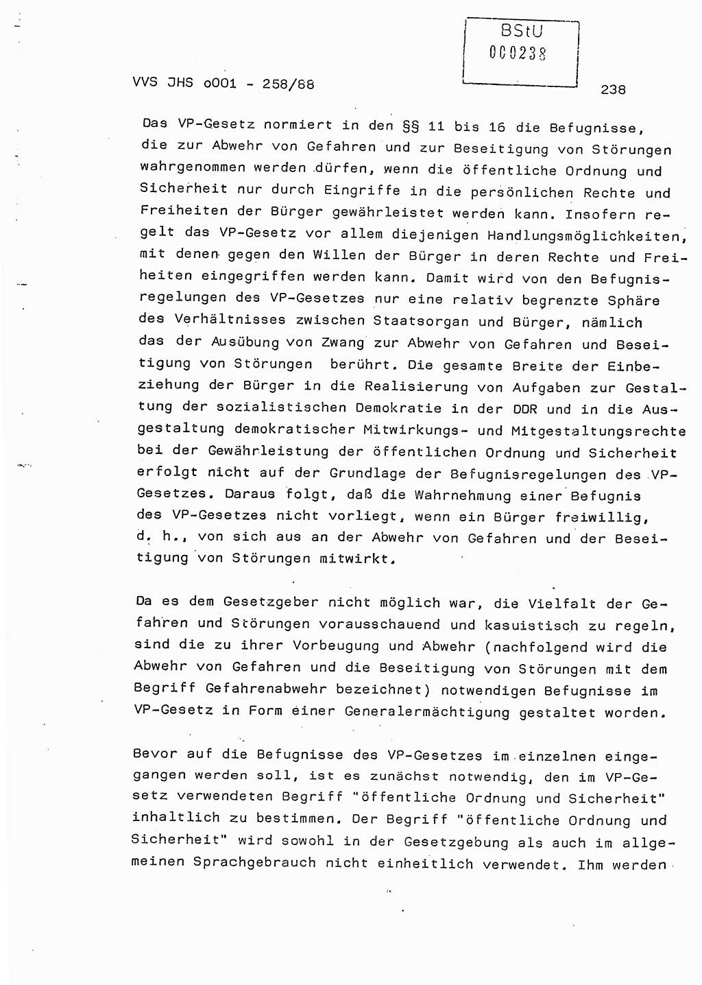 Dissertation, Oberleutnant Uwe Kärsten (JHS), Hauptmann Dr. Joachim Henkel (JHS), Oberstleutnant Werner Mählitz (Leiter der Abt. Ⅸ BV Rostock), Oberstleutnant Jürgen Tröge (HA Ⅸ/AKG), Oberstleutnant Winfried Ziegler (HA Ⅸ/9), Major Wolf-Rüdiger Wurzler (JHS), Ministerium für Staatssicherheit (MfS) [Deutsche Demokratische Republik (DDR)], Juristische Hochschule (JHS), Vertrauliche Verschlußsache (VVS) o001-258/88, Potsdam 1988, Seite 237 (Diss. MfS DDR JHS VVS o001-258/88 1988, S. 237)