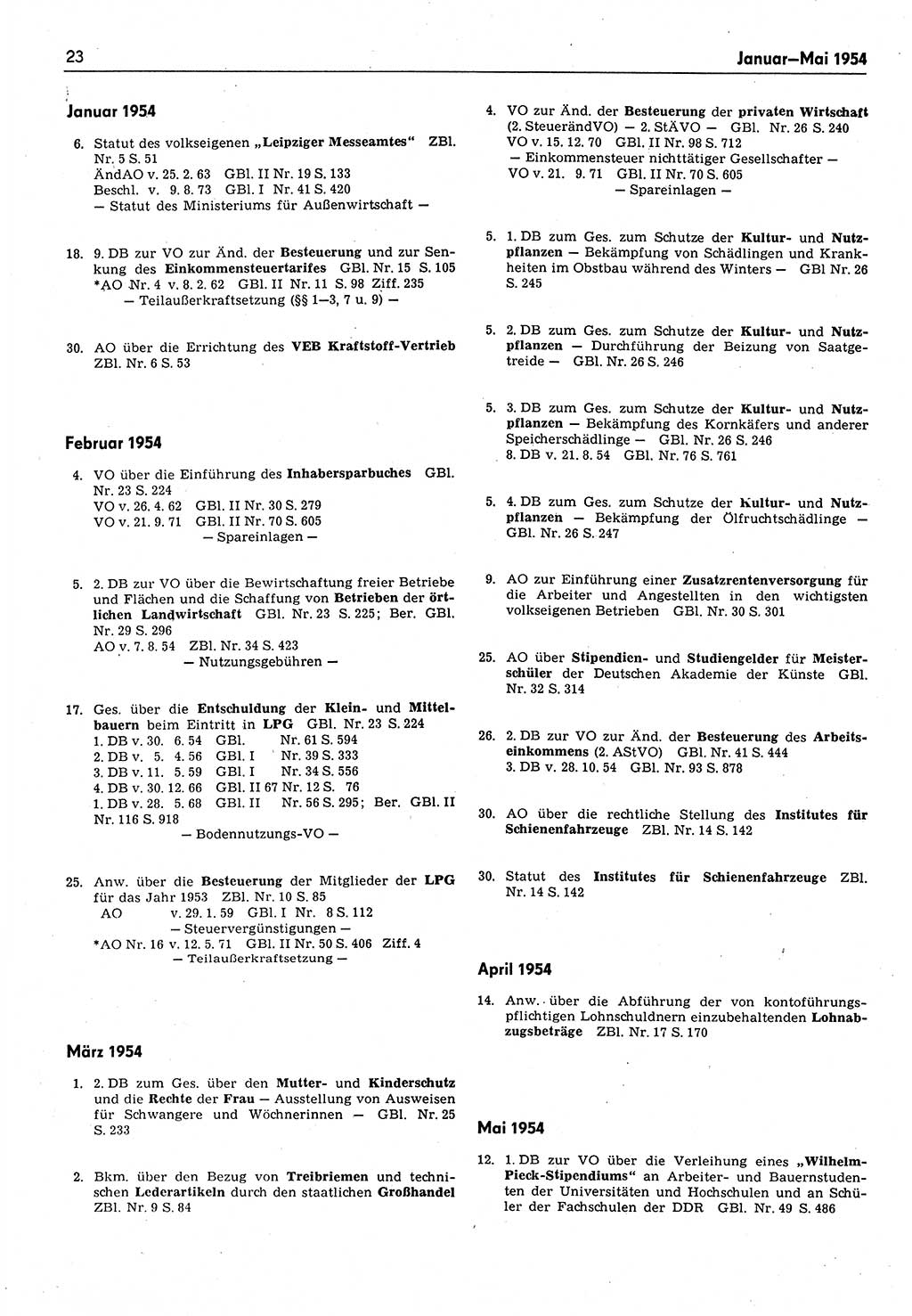 Das geltende Recht der Deutschen Demokratischen Republik (DDR) 1949-1988, Seite 23 (Gelt. R. DDR 1949-1988, S. 23)