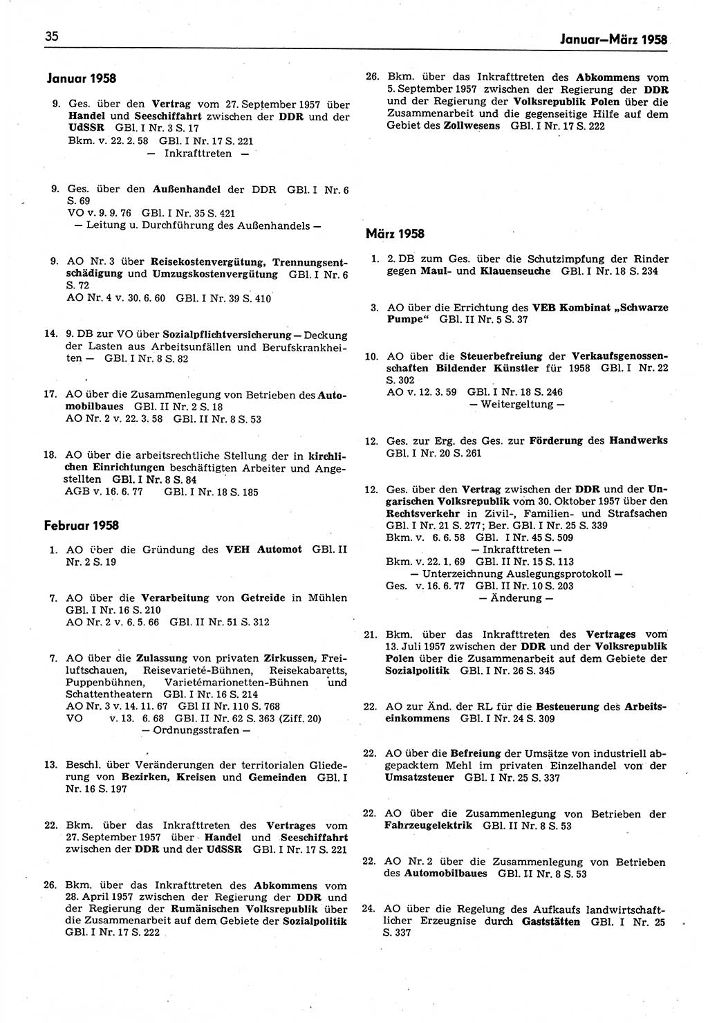 Das geltende Recht der Deutschen Demokratischen Republik (DDR) 1949-1988, Seite 35 (Gelt. R. DDR 1949-1988, S. 35)