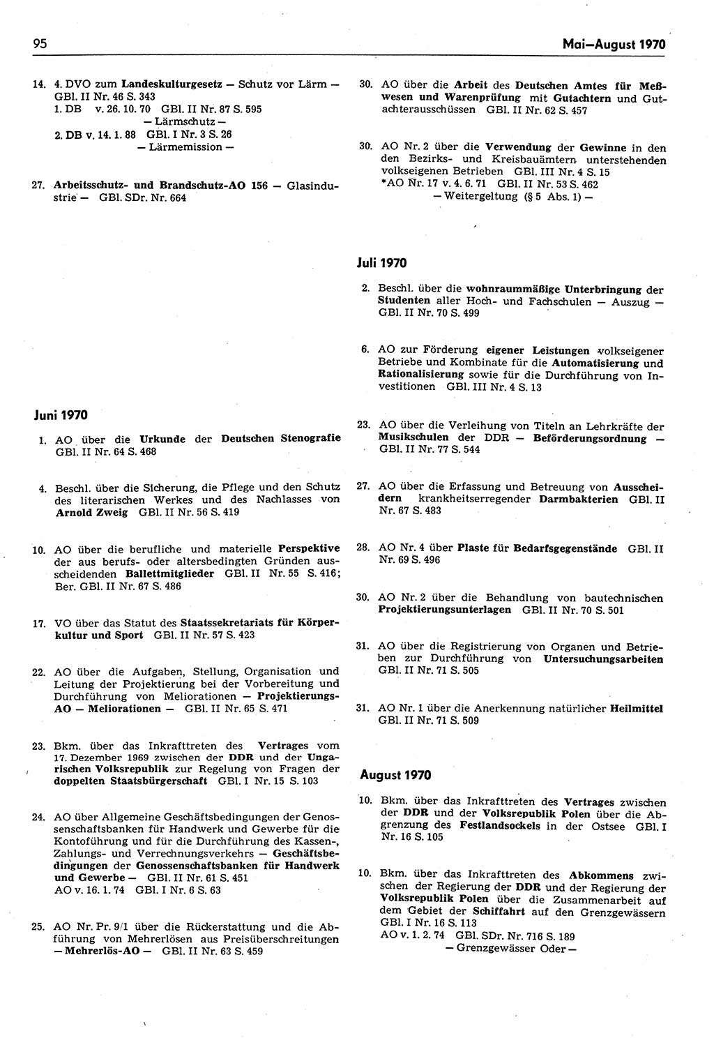 Das geltende Recht der Deutschen Demokratischen Republik (DDR) 1949-1988, Seite 95 (Gelt. R. DDR 1949-1988, S. 95)