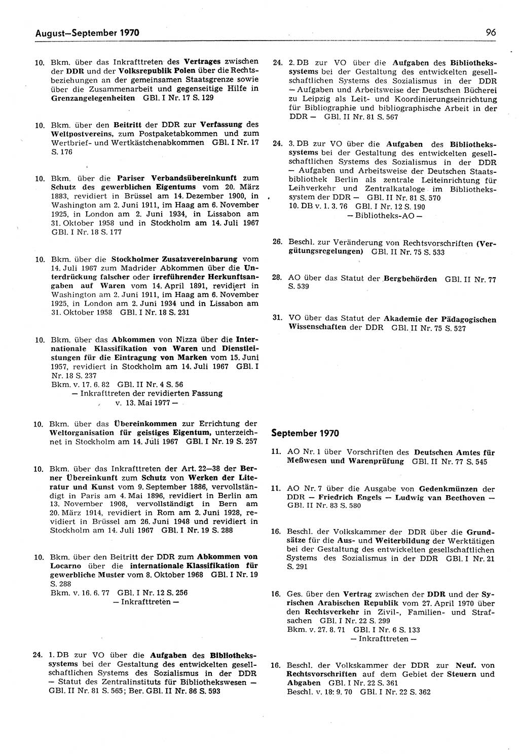 Das geltende Recht der Deutschen Demokratischen Republik (DDR) 1949-1988, Seite 96 (Gelt. R. DDR 1949-1988, S. 96)