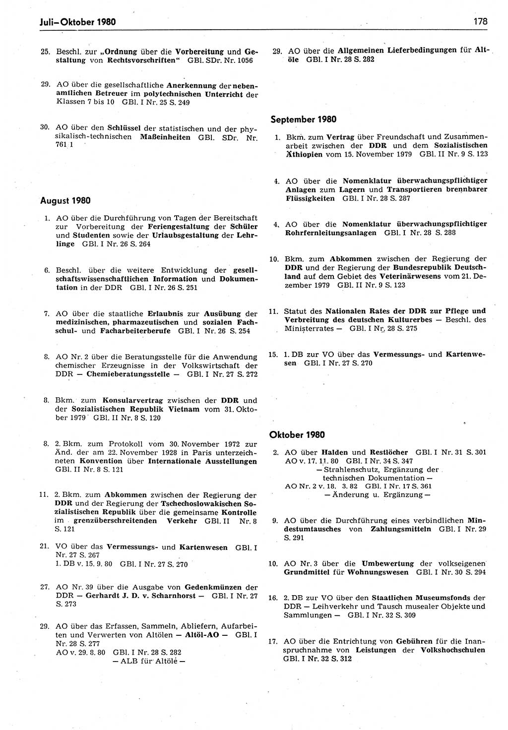 Das geltende Recht der Deutschen Demokratischen Republik (DDR) 1949-1988, Seite 178 (Gelt. R. DDR 1949-1988, S. 178)