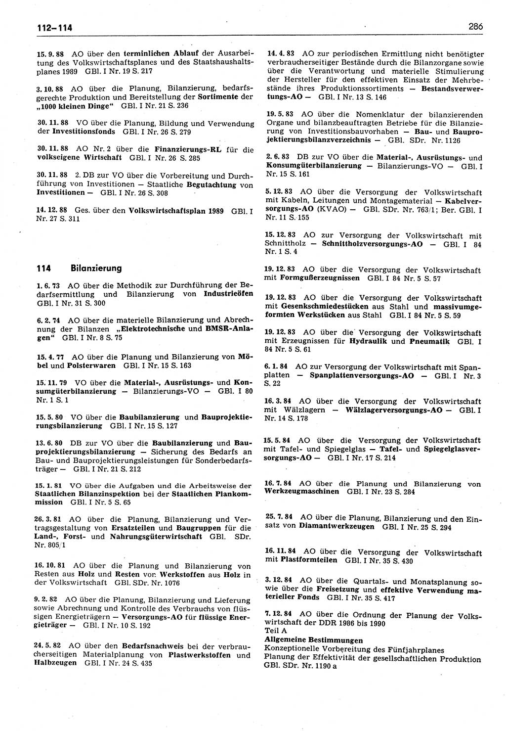 Das geltende Recht der Deutschen Demokratischen Republik (DDR) 1949-1988, Seite 286 (Gelt. R. DDR 1949-1988, S. 286)