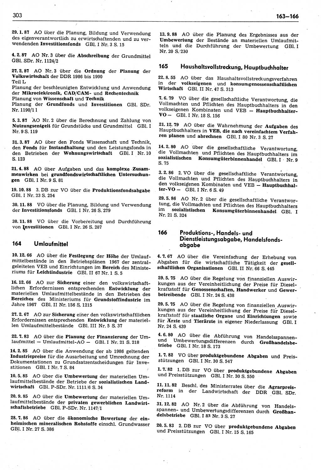 Das geltende Recht der Deutschen Demokratischen Republik (DDR) 1949-1988, Seite 303 (Gelt. R. DDR 1949-1988, S. 303)