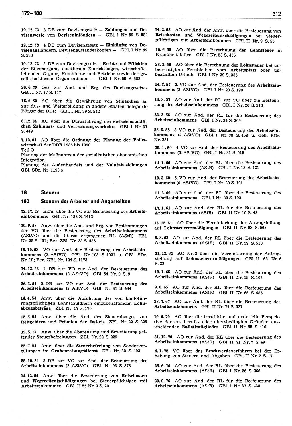 Das geltende Recht der Deutschen Demokratischen Republik (DDR) 1949-1988, Seite 312 (Gelt. R. DDR 1949-1988, S. 312)