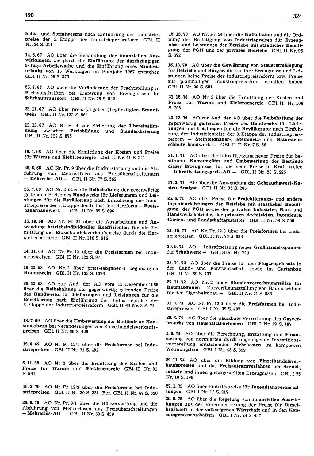 Das geltende Recht der Deutschen Demokratischen Republik (DDR) 1949-1988, Seite 324 (Gelt. R. DDR 1949-1988, S. 324)