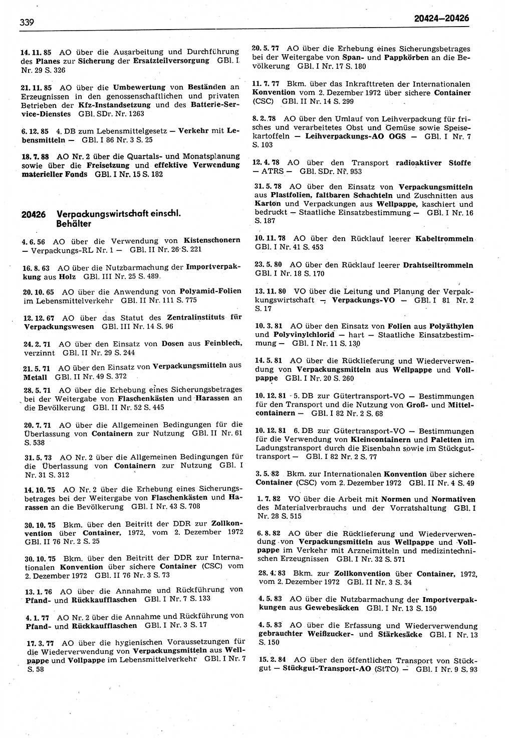 Das geltende Recht der Deutschen Demokratischen Republik (DDR) 1949-1988, Seite 339 (Gelt. R. DDR 1949-1988, S. 339)