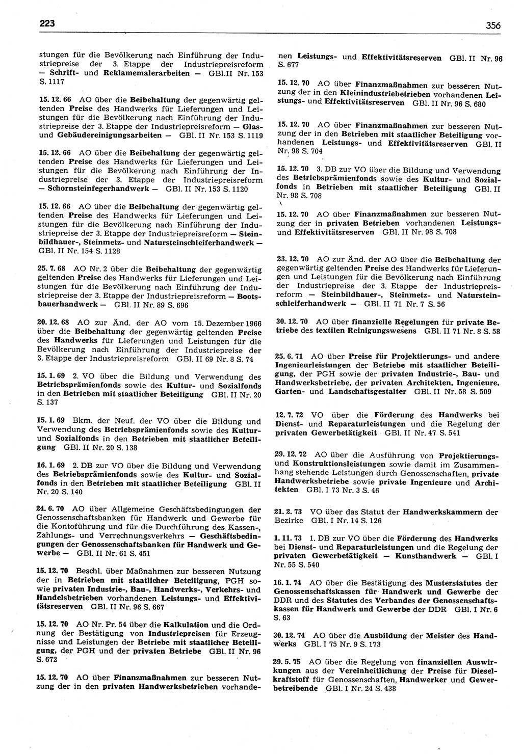Das geltende Recht der Deutschen Demokratischen Republik (DDR) 1949-1988, Seite 356 (Gelt. R. DDR 1949-1988, S. 356)