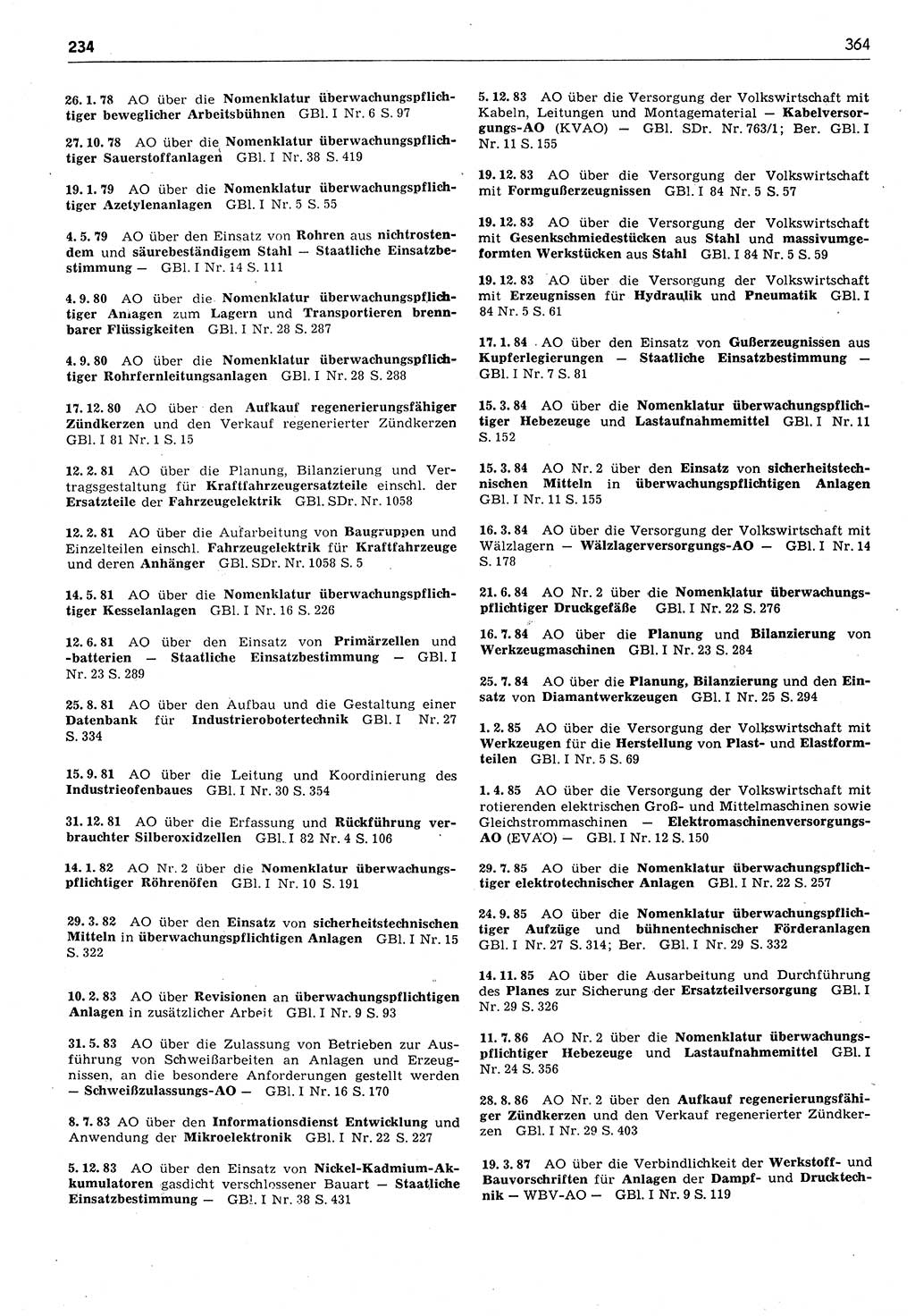 Das geltende Recht der Deutschen Demokratischen Republik (DDR) 1949-1988, Seite 364 (Gelt. R. DDR 1949-1988, S. 364)