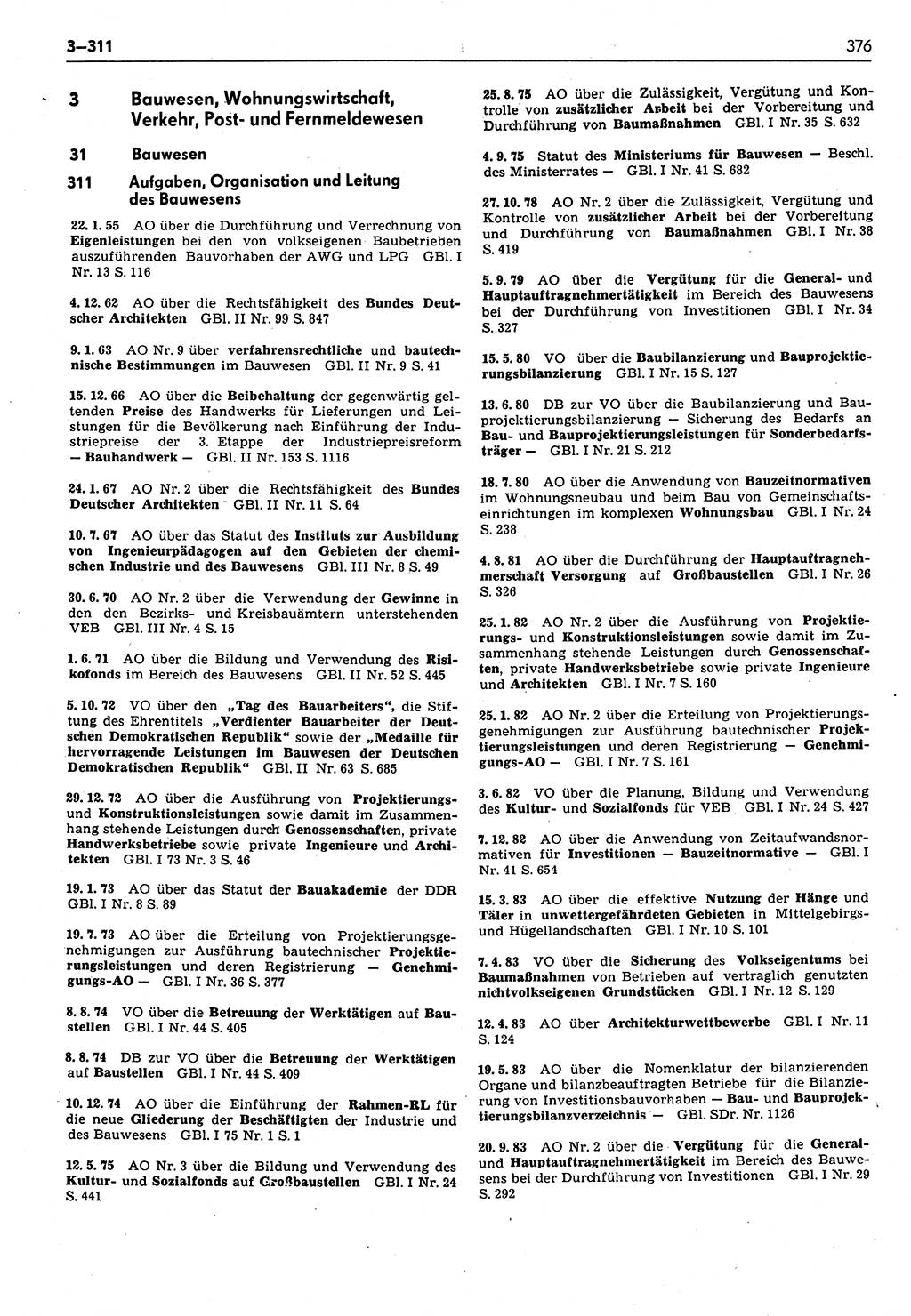 Das geltende Recht der Deutschen Demokratischen Republik (DDR) 1949-1988, Seite 376 (Gelt. R. DDR 1949-1988, S. 376)