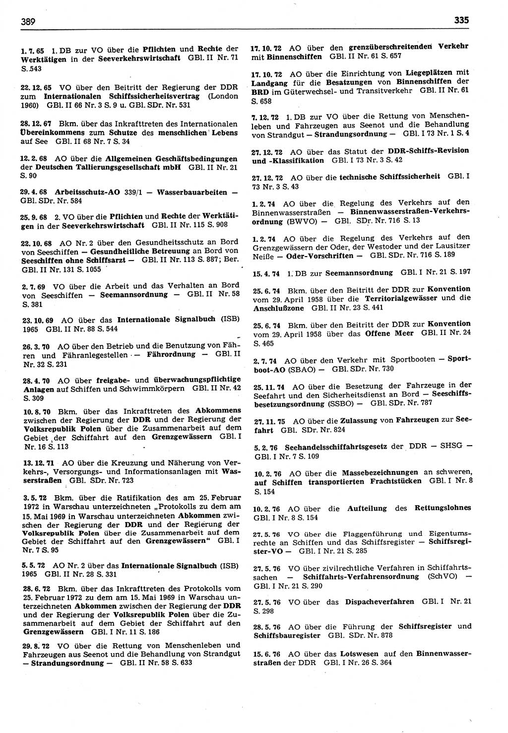 Das geltende Recht der Deutschen Demokratischen Republik (DDR) 1949-1988, Seite 389 (Gelt. R. DDR 1949-1988, S. 389)