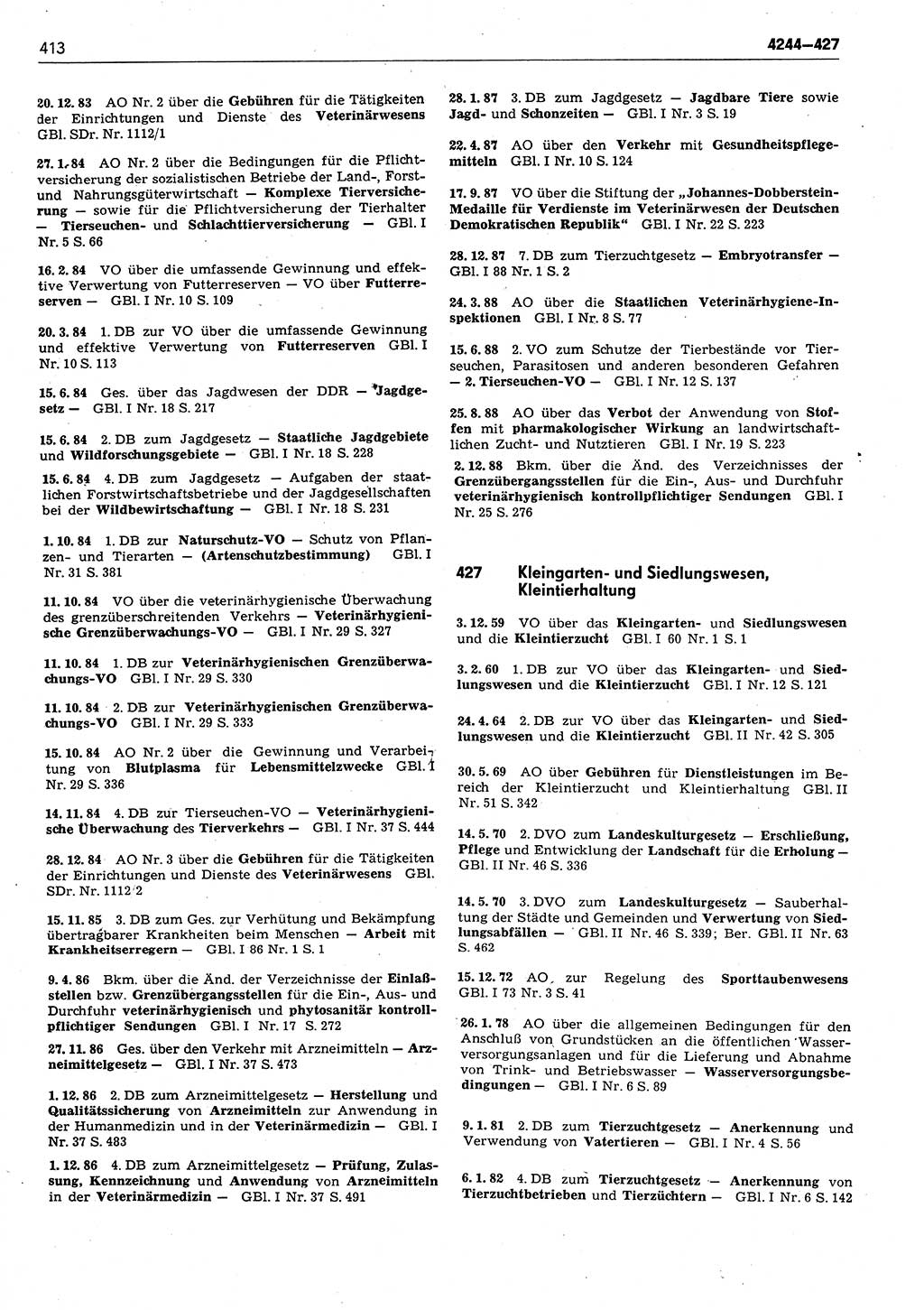 Das geltende Recht der Deutschen Demokratischen Republik (DDR) 1949-1988, Seite 413 (Gelt. R. DDR 1949-1988, S. 413)