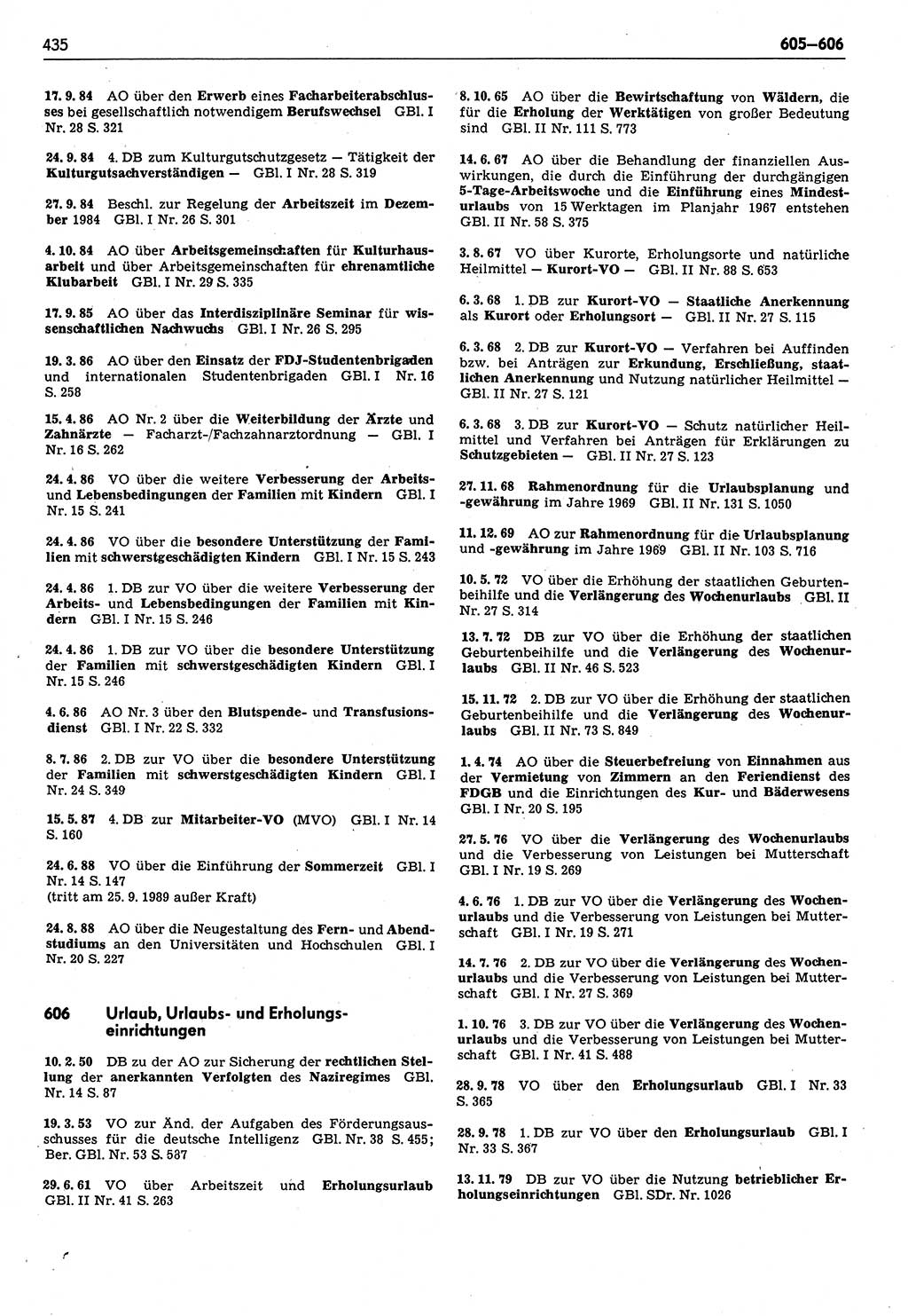 Das geltende Recht der Deutschen Demokratischen Republik (DDR) 1949-1988, Seite 435 (Gelt. R. DDR 1949-1988, S. 435)