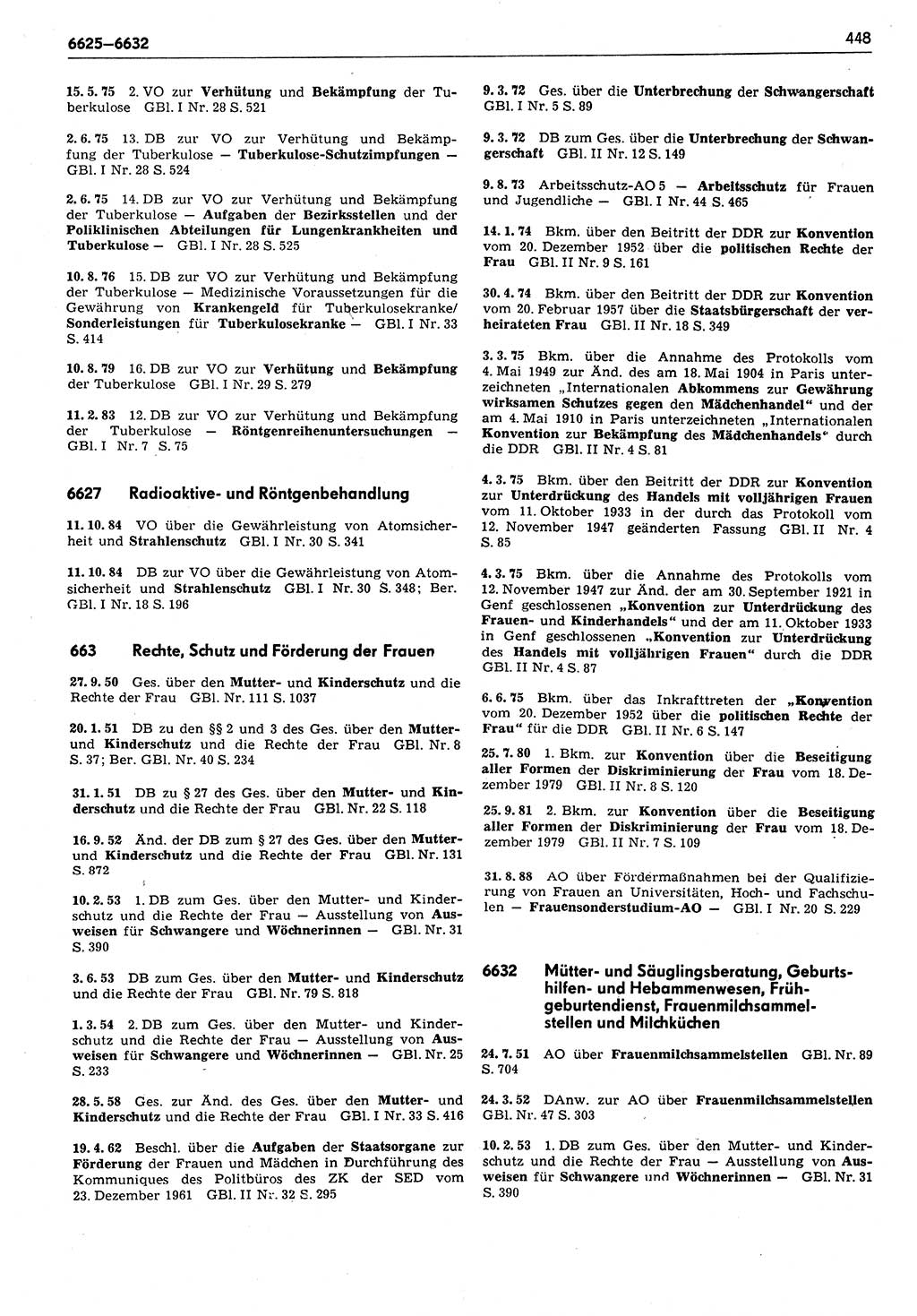 Das geltende Recht der Deutschen Demokratischen Republik (DDR) 1949-1988, Seite 448 (Gelt. R. DDR 1949-1988, S. 448)