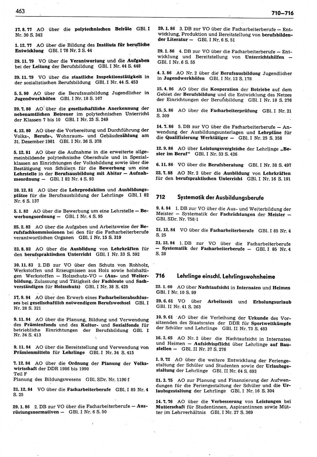 Das geltende Recht der Deutschen Demokratischen Republik (DDR) 1949-1988, Seite 463 (Gelt. R. DDR 1949-1988, S. 463)