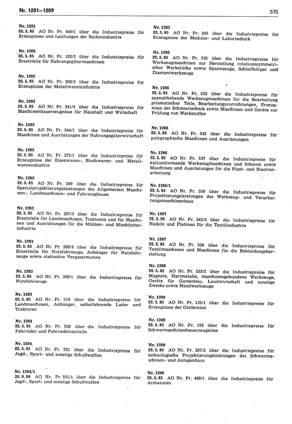 Das geltende Recht der Deutschen Demokratischen Republik (DDR) 1949-1988, Seite 570 (Gelt. R. DDR 1949-1988, S. 570)