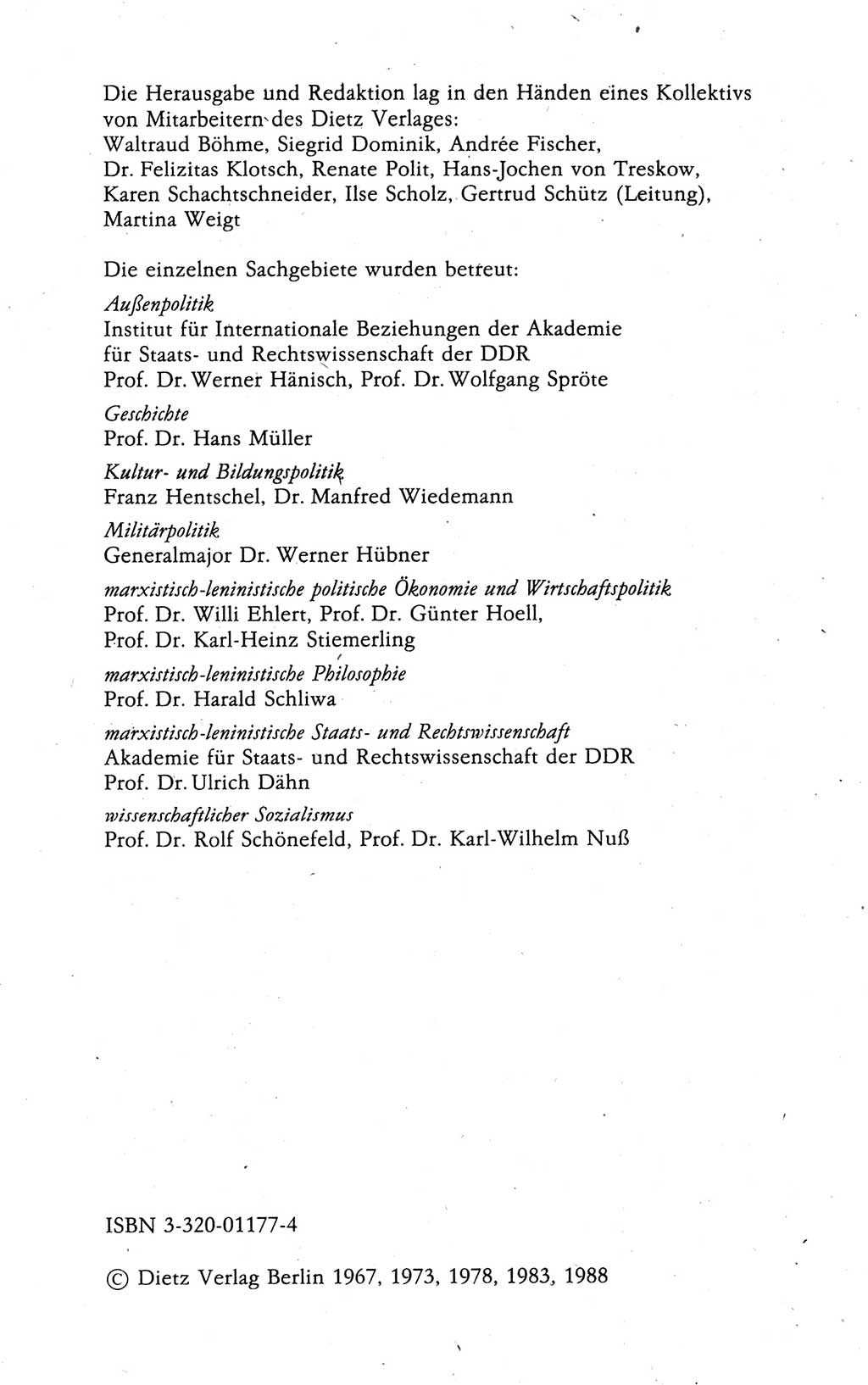 Kleines politisches Wörterbuch [Deutsche Demokratische Republik (DDR)] 1988, Seite 4 (Kl. pol. Wb. DDR 1988, S. 4)