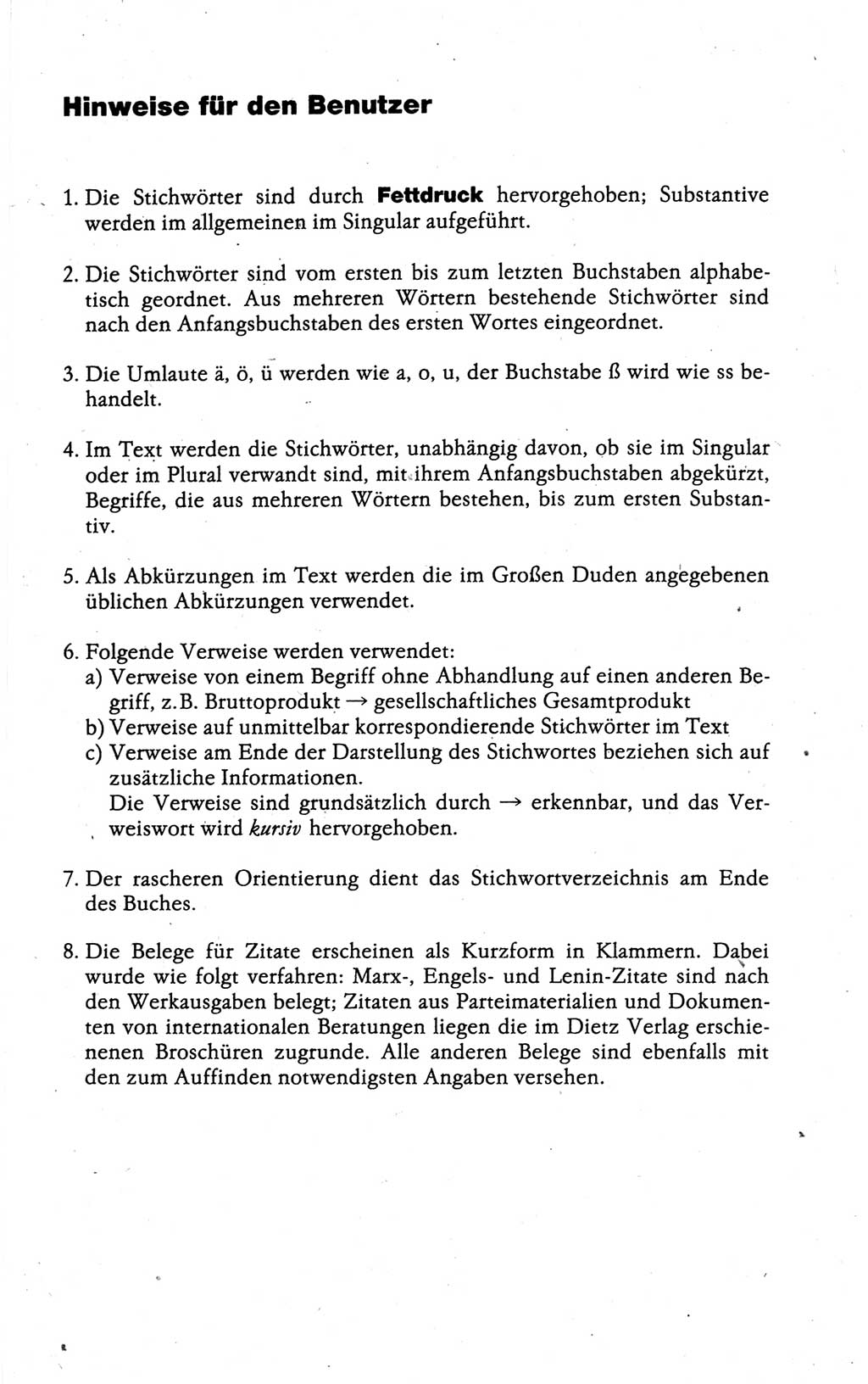Kleines politisches Wörterbuch [Deutsche Demokratische Republik (DDR)] 1988, Seite 9 (Kl. pol. Wb. DDR 1988, S. 9)