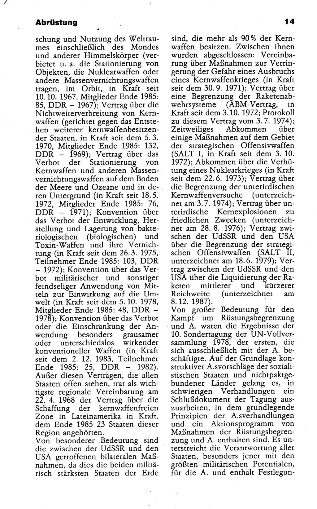 Kleines politisches Wörterbuch [Deutsche Demokratische Republik (DDR)] 1988, Seite 14 (Kl. pol. Wb. DDR 1988, S. 14)