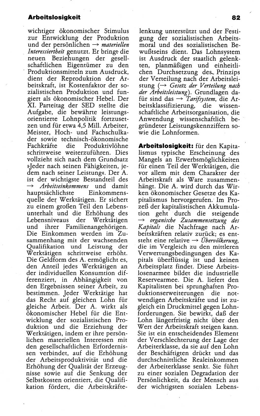 Kleines politisches Wörterbuch [Deutsche Demokratische Republik (DDR)] 1988, Seite 82 (Kl. pol. Wb. DDR 1988, S. 82)