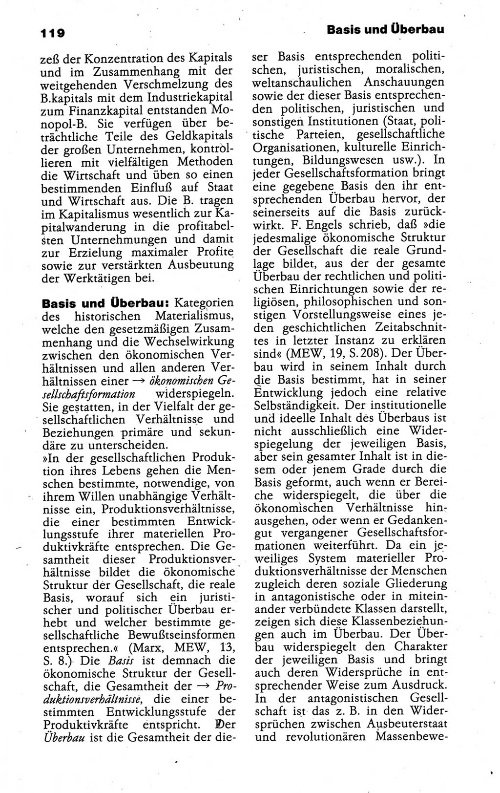 Kleines politisches Wörterbuch [Deutsche Demokratische Republik (DDR)] 1988, Seite 119 (Kl. pol. Wb. DDR 1988, S. 119)