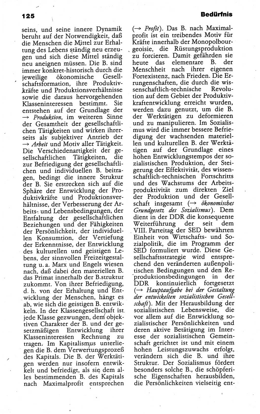 Kleines politisches Wörterbuch [Deutsche Demokratische Republik (DDR)] 1988, Seite 125 (Kl. pol. Wb. DDR 1988, S. 125)