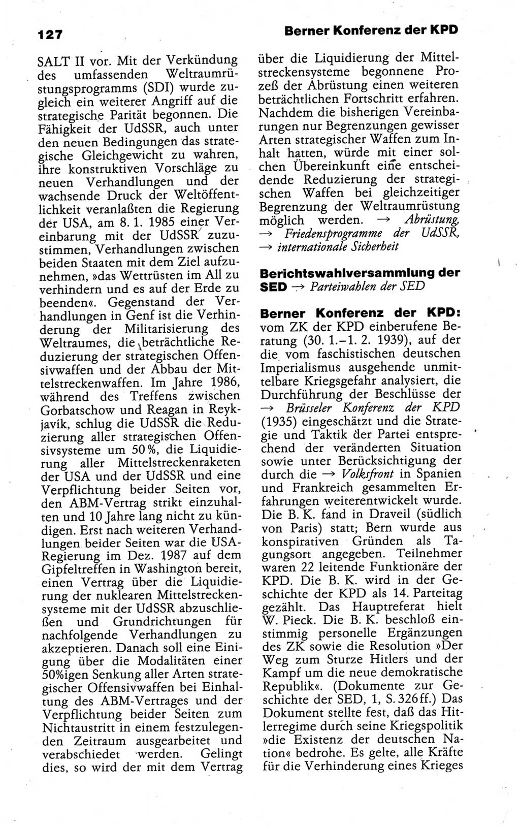 Kleines politisches Wörterbuch [Deutsche Demokratische Republik (DDR)] 1988, Seite 127 (Kl. pol. Wb. DDR 1988, S. 127)