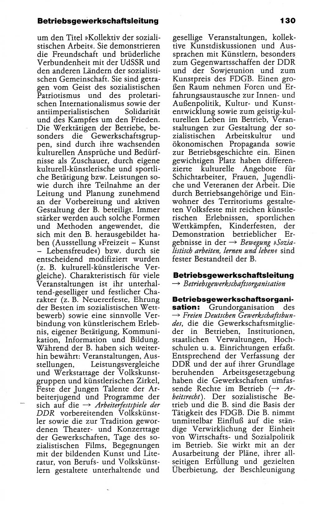 Kleines politisches Wörterbuch [Deutsche Demokratische Republik (DDR)] 1988, Seite 130 (Kl. pol. Wb. DDR 1988, S. 130)