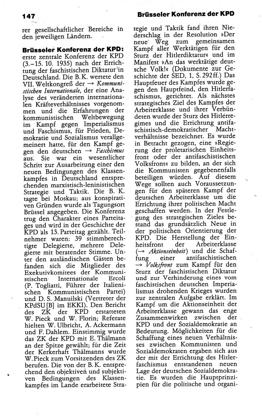 Kleines politisches Wörterbuch [Deutsche Demokratische Republik (DDR)] 1988, Seite 147 (Kl. pol. Wb. DDR 1988, S. 147)