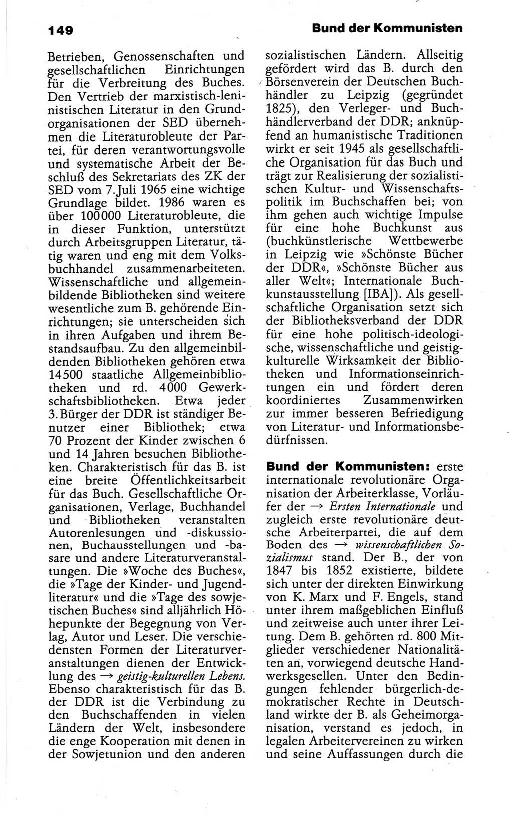 Kleines politisches Wörterbuch [Deutsche Demokratische Republik (DDR)] 1988, Seite 149 (Kl. pol. Wb. DDR 1988, S. 149)