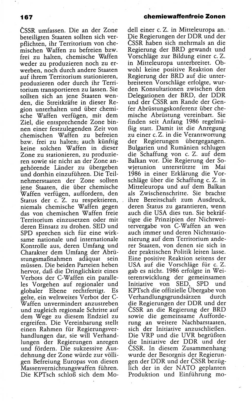 Kleines politisches Wörterbuch [Deutsche Demokratische Republik (DDR)] 1988, Seite 167 (Kl. pol. Wb. DDR 1988, S. 167)