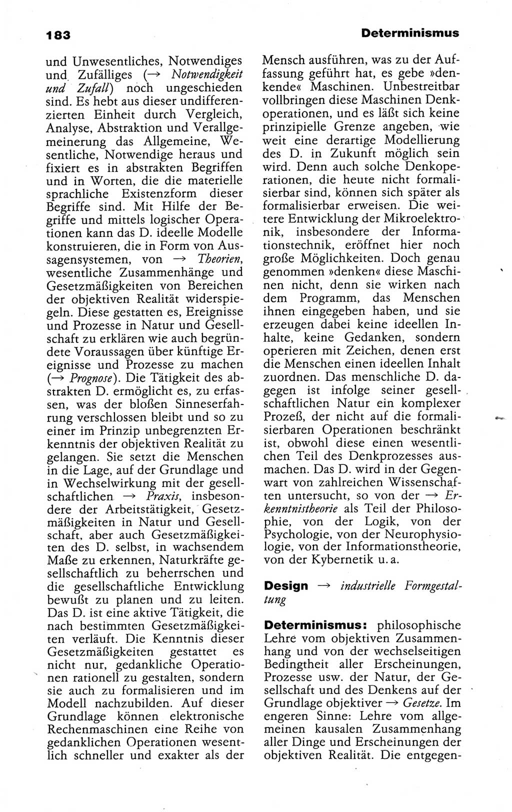 Kleines politisches Wörterbuch [Deutsche Demokratische Republik (DDR)] 1988, Seite 183 (Kl. pol. Wb. DDR 1988, S. 183)