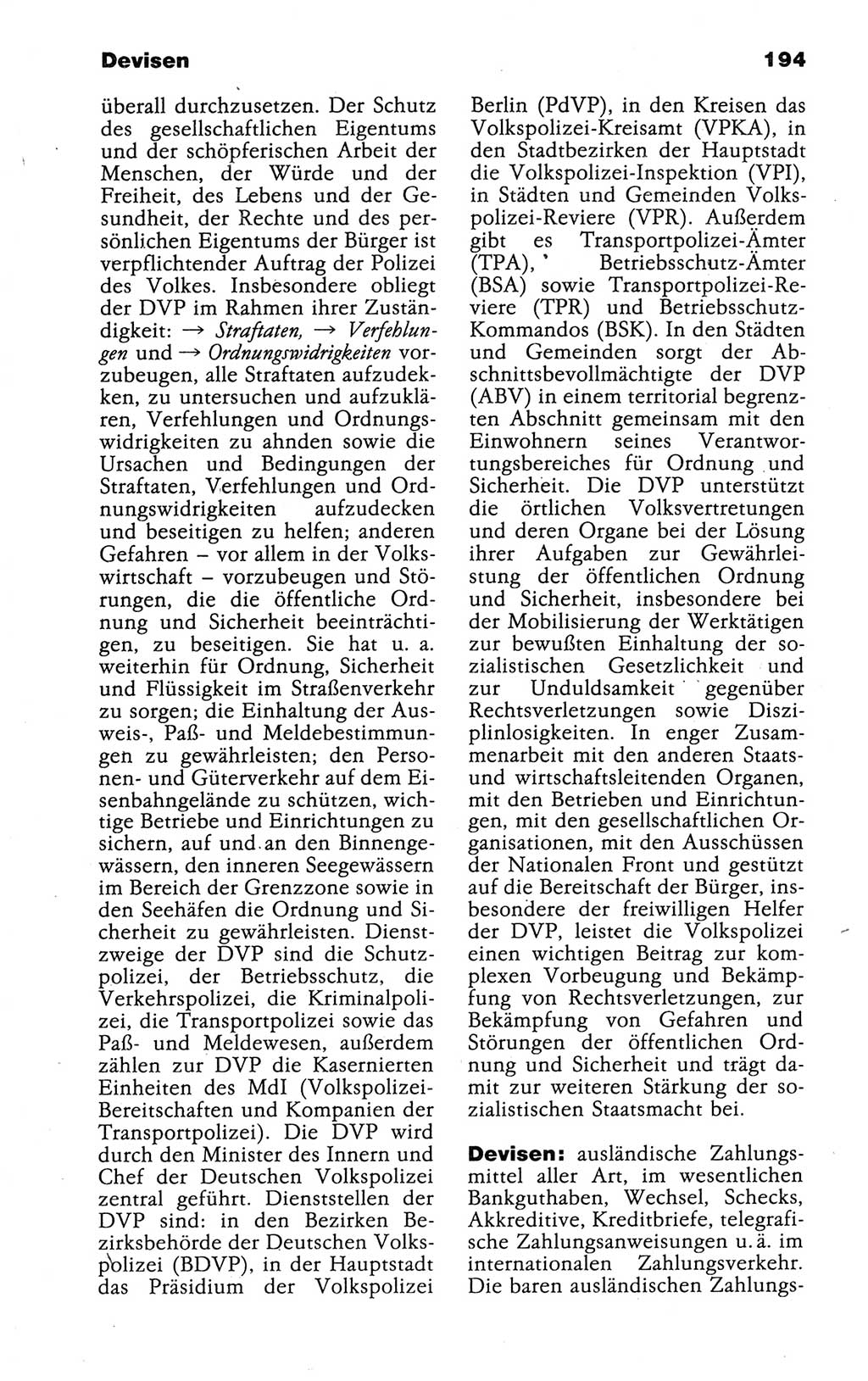 Kleines politisches Wörterbuch [Deutsche Demokratische Republik (DDR)] 1988, Seite 194 (Kl. pol. Wb. DDR 1988, S. 194)