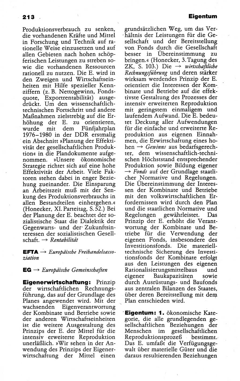 Kleines politisches Wörterbuch [Deutsche Demokratische Republik (DDR)] 1988, Seite 213 (Kl. pol. Wb. DDR 1988, S. 213)